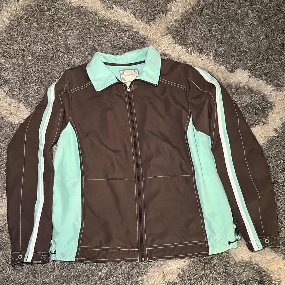 GreenTea‎ Chocolate and Aqua Ski Jacket